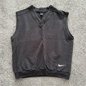 Nike Golf Gray V-Neck Top